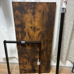 ニトリ◇デスクNステイン120BR◇ミドルブラウン◇机◇作業台の画像