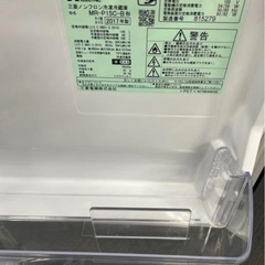 【三菱】冷蔵庫(2017年製)の画像