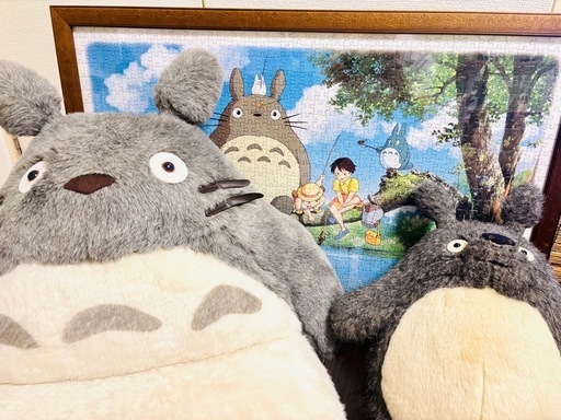 トトロ　ソファ　子供用　ジブリ　人形　パズル