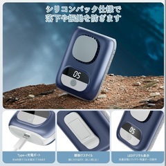 【新品未使用】ウエストファン 扇風機 ネイビーの画像