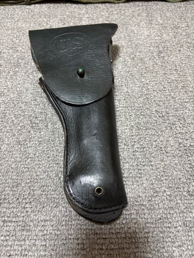 米軍　実物 レザー ホルスター 放出品　M1911A1 ガバメント NB] WWII アメリカタイプ 牛革ホルスター M1911A1ガバメント対応