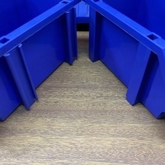 【ガレージ用品】コンテナボックス★工具入れ★ツールボックス★ボルト仕分けなど★道具箱ブルー部品入れの画像