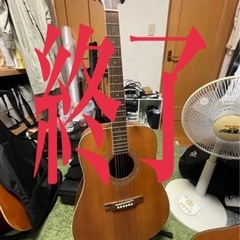 アコースティックギターおそらく教材用のAria製