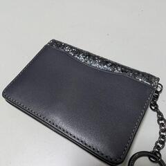 未使用🟩COACHコーチ/ラメパスケース・専用保存袋付きの画像