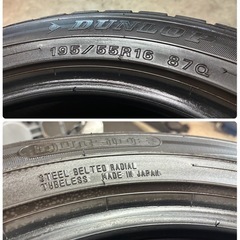 195/55R16🌈ダンロップWM01🌈4本セット‼️の画像