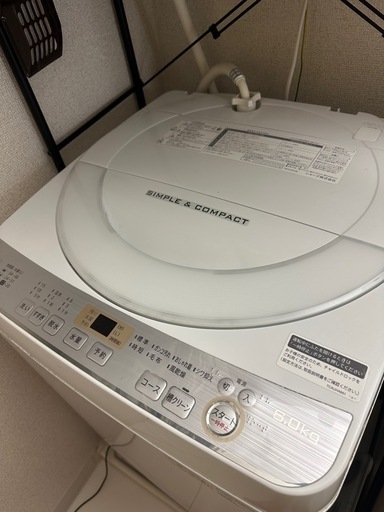 ◻️SHARP 電気洗濯機◻️送料設置無料 ◻️ES-GE6C-W◻️ ES-GE7F｜洗濯機：シャープ