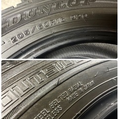 205/60R16🌈ダンロップWM01🌈2019年製🌈日本製スタッドレス4本セット‼️の画像