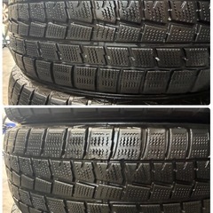 205/60R16🌈ダンロップWM01🌈2019年製🌈日本製スタッドレス4本セット‼️の画像