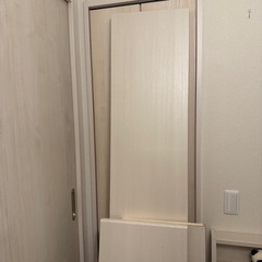 白い木目調の木の板
の画像