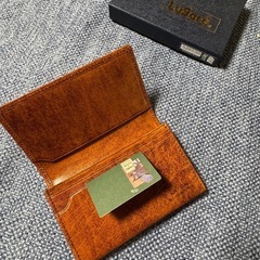 ※新品未使用※青木鞄　Lugard ラガード　本革　カードケース　名刺入れの画像