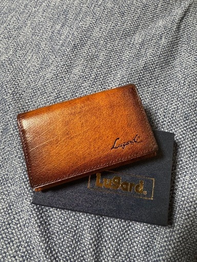 ※新品未使用※青木鞄　Lugard ラガード　本革　カードケース　名刺入れ