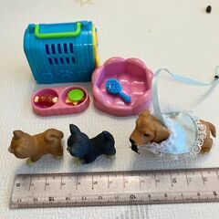 ペット屋さん♡ペットショップ犬猫白くま　リカちゃんりかちゃんママバービーちゃんエリーちゃんの画像