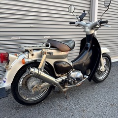 4151.リトルカブ50 社外マフラー付属　バッテリー新品、キャブOH 千葉県柏市　配送、自走引き取りも可能の画像