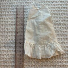 パジャマ♡部屋着キャミソール白ホワイトロングお洋服リカちゃんりかちゃんママバービーちゃんエリーちゃんの画像