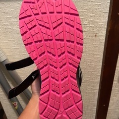 asics 安全靴　ブラックピンクカラーの画像