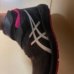 asics 安全靴　ブラックピンクカラーの画像