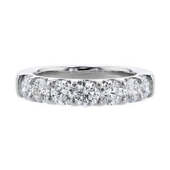 新品・未使用　3Excellent ハート＆キューピット1.36ct タイヤモンド エタニティリングの画像