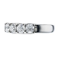 新品・未使用　3Excellent ハート＆キューピット1.36ct タイヤモンド エタニティリングの画像
