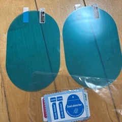サイドミラーフィルム 2枚入り カーバックミラー防水フィルム2枚セット の画像