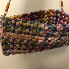 手作り小物入れカゴの画像