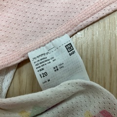 【取引者決定】ユニクロ　コットンメッシュタンクトップ　120の画像