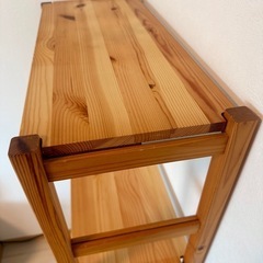 無印良品 パイン材 ユニットシェルフ 奥行26cm 幅58cm 中 美品の画像