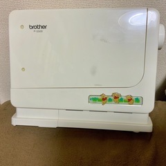 ジャンク品扱い brother コンピューターミシン P-5500の画像