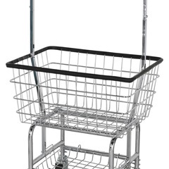 【極美品】DULTON 
LAUNDRY CART WITH POLE RACK CHROMEの画像