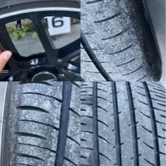 19インチ9.5J.8.5J タイヤホイール4本ハイペリオン良好品！の画像