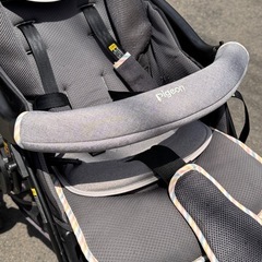 美品 ピジョン pigeon ランフィリノン グレー ベビーカーの画像
