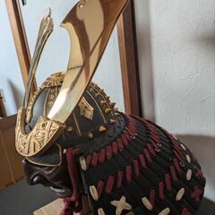 泰山作　兜　面付き　30号　箱ありの画像