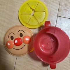 アンパンマン ランチセット コップ タッパー ドキンちゃんコキンちゃんの画像