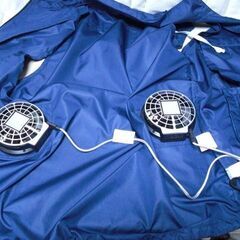 空調服+ファン+バッテリー２個　中古セットの画像