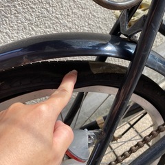 折りたたみ自転車・パンクしてますの画像