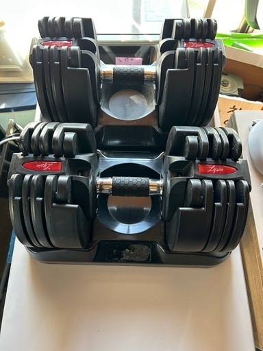 可変式 アジャスタブル ダンベル ダイアル式 20kg2個セットBELLTORA20