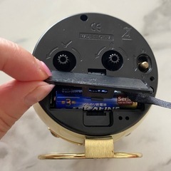アフタヌーンティー　北欧風ミニ置き時計　　単3電池入り　の画像