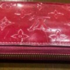 最終　値下げ　明日で削除致しますLOUIS VUITTON ヴェルニ ジッピーウォレット 長財布 レッド早い勝ちの画像