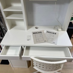 【中古】IKEA学習机MICKEミッケ イケアの画像
