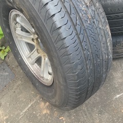 値下げ　265/70R16 16インチ　アルミホイール付き夏タイヤ4本セット WEDS ADVENTURE KEELER TACTICS 6穴 PCD139.7の画像