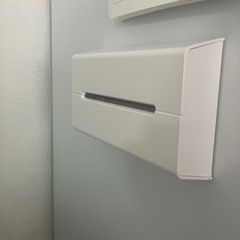 【募集中】ideaco  WALL ティッシュケースウォール 壁掛けティッシュケース ホワイトの画像