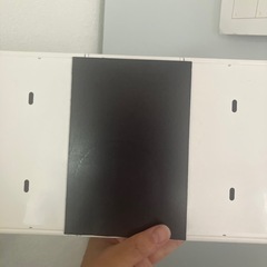 【募集中】ideaco  WALL ティッシュケースウォール 壁掛けティッシュケース ホワイトの画像