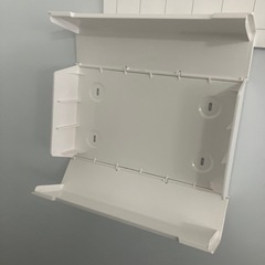 【募集中】ideaco  WALL ティッシュケースウォール 壁掛けティッシュケース ホワイトの画像