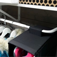 IKEA MULIG ムーリッグ ハンガーレール2本の画像