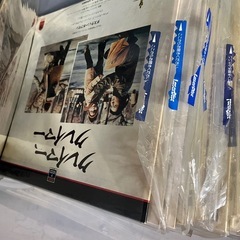 レーザーディスクレコード　大量の画像