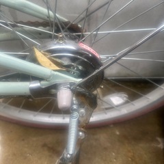 22インチ　子供用自転車　カゴ付き女の子の画像