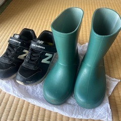 ニューバランス996 petitmain長靴 緑色の画像
