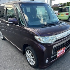 🉐綺麗なタントカスタム‼️車検1年半以上‼️エアコンバッチリ効いてます‼️オートスライド‼️ETC❗️修復なし‼️の画像