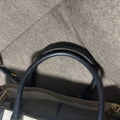 【PRADA】バイカラー サフィアーノ レザー ハンドバッグの画像