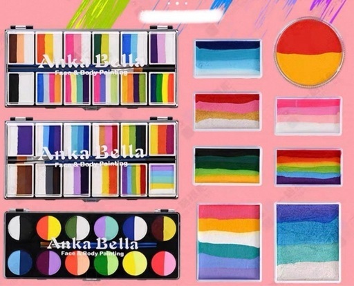 新品未使用 断捨離 ANKA BELLA フェイスペイントキットセット18点