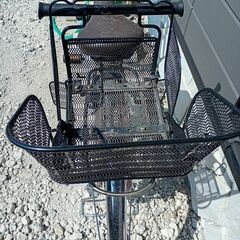 自転車のチャイルドシート　二人乗りの画像